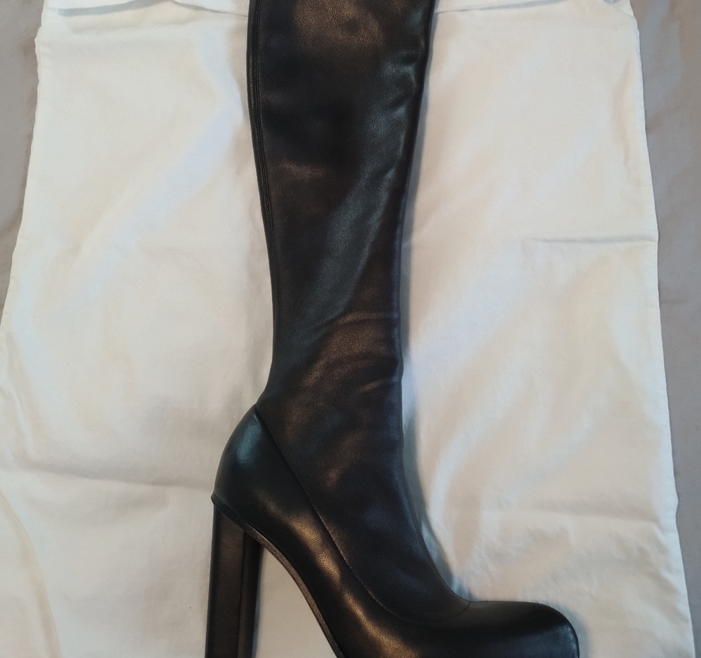 Alexander McQueen thigh high boots